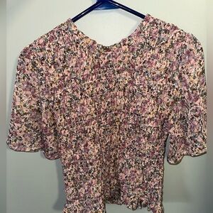 GUC Small Abercrombie and Fitch smocked short sleeve top